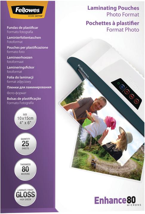 Produktbild Fellowes Enhance 80 (10 x 15 cm, 25 Stück, 80 µm)