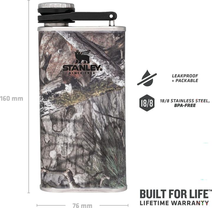Image du produit Stanley 1913 Classic Wide Mouth Flask 236 ml Mossy Oak (bouteille à large ouverture) (236 ml)