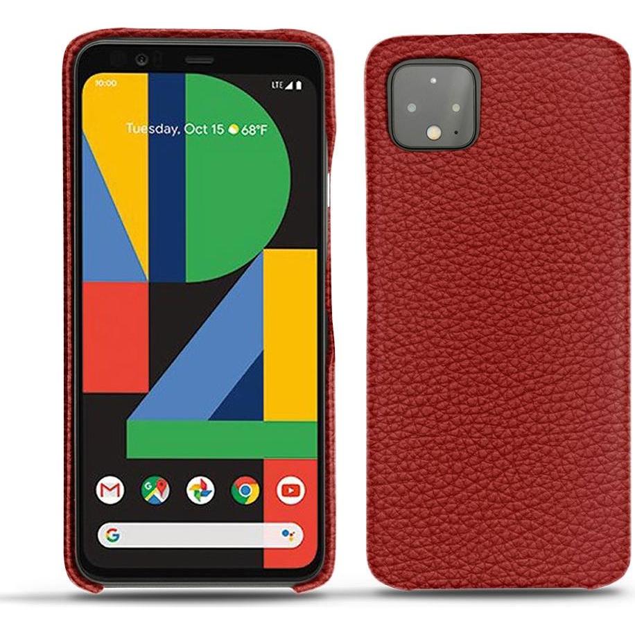 Noreve Lederschutzhülle (Google Pixel 4), Smartphone Hülle, Rot