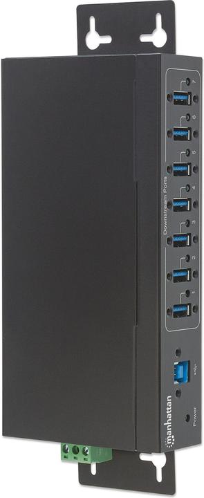 Actual product image Manhattan 7-Port Industrial USB 3.0 Hub (USB-B, 7 ports)