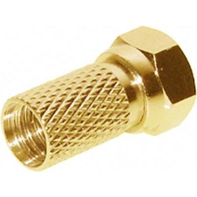 Shiverpeaks -BASIC-S--F-Stecker 6,7, vergoldet, mit grosser Mutter, Antennenkabel
