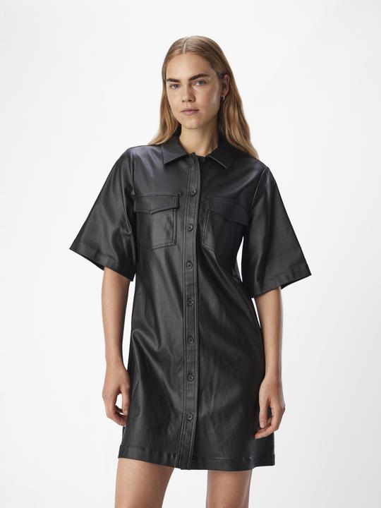 Produktbild Object Beschichtetes Blusenkleid (42)