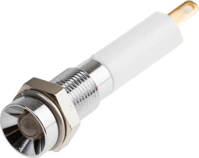 Produktbild RS PRO LED versenkt 6mm chrom 12VDC rot/grün