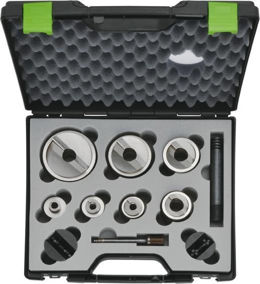 Actual product image Klauke KLA 52055440SET Speed Punch Split Sheet Punch Set ISO 16-63