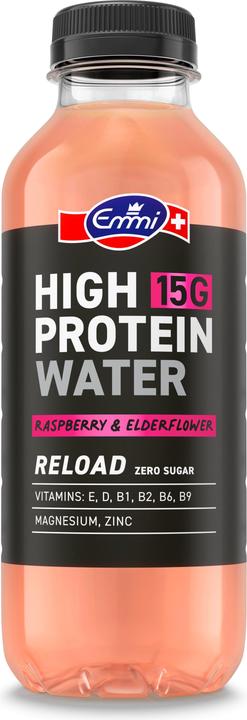 Produktbild Emmi High Protein Water Raspberry & Elderflower (Himbeere, Holunderblüte)