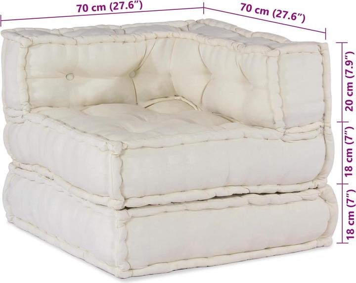 Actual product image vidaXL Pouffe