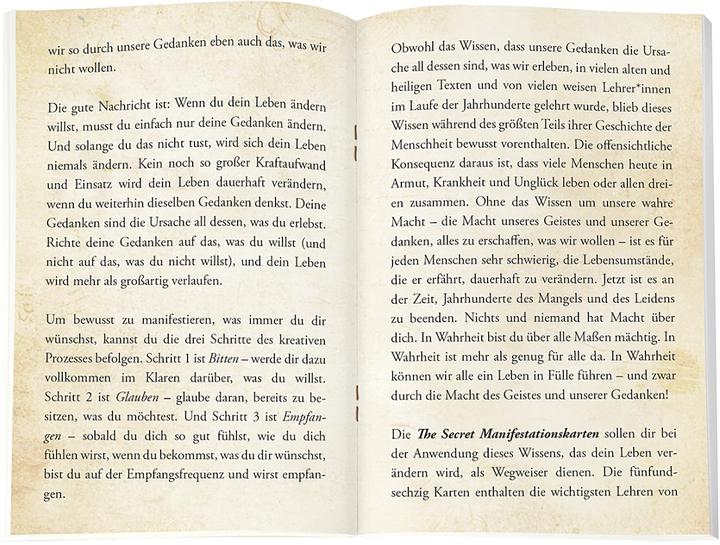 Produktbild The Secret Manifestationskarten (Deutsch, Rhonda Byrne, 2024)