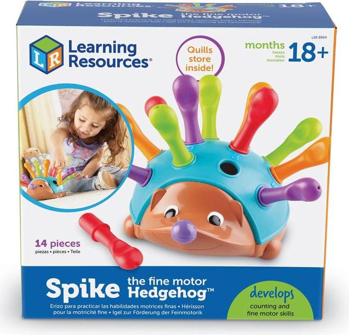 Produktbild Learning Resources Lernressourcensortierer Igel, Zahlenlernset