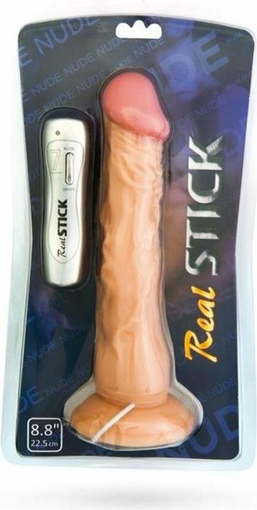 Produktbild Toyfa RealStick Nude realistischer Vibrator, 7 Vibrationsmodi, 22,5 cm