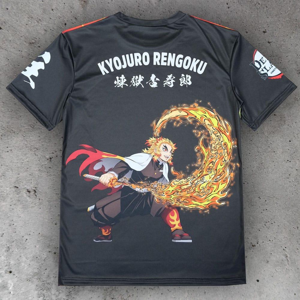 Thumbnail - POPbuddies, Shirt, Demon Slayer: Kimetsu no Yaiba T-Shirt Kyojuro Rengoku Grösse L, (L)