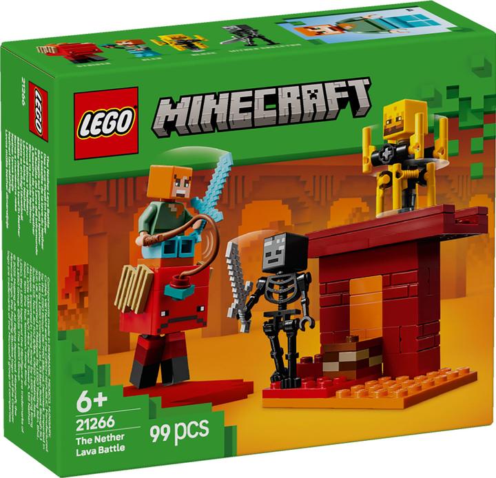 Actual product image LEGO Das Lava-Duell im Nether (21266, LEGO Minecraft)