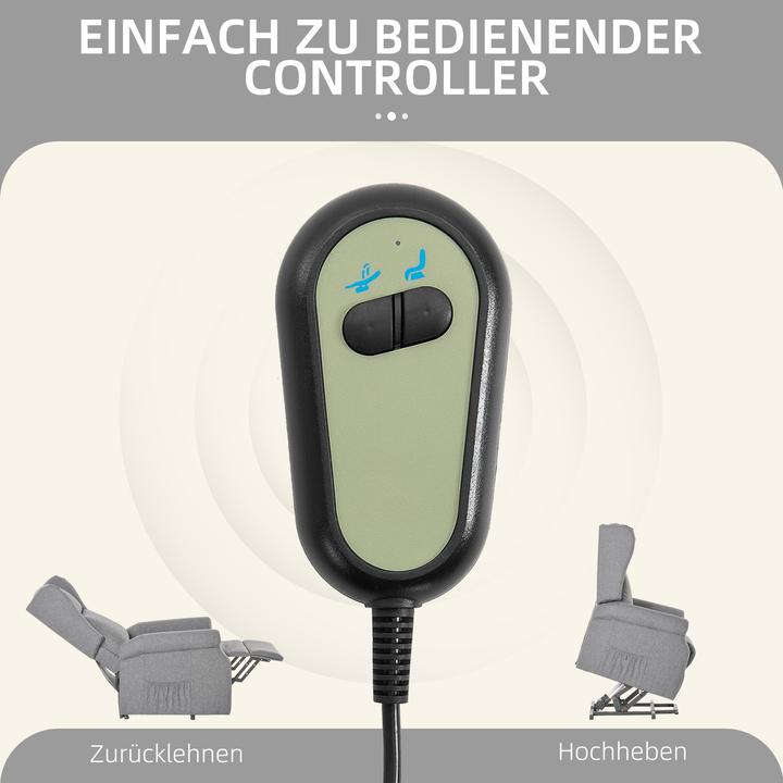 Image du produit Homcom Fauteuil TV avec aide à la verticalisation