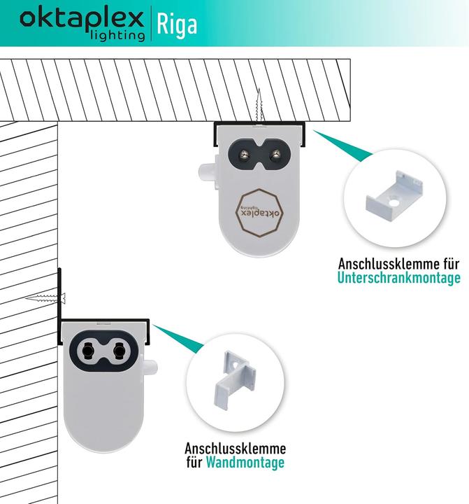 Immagine prodotto Oktaplex lighting Riga LED-Unterbauleuchte (1270 lm)