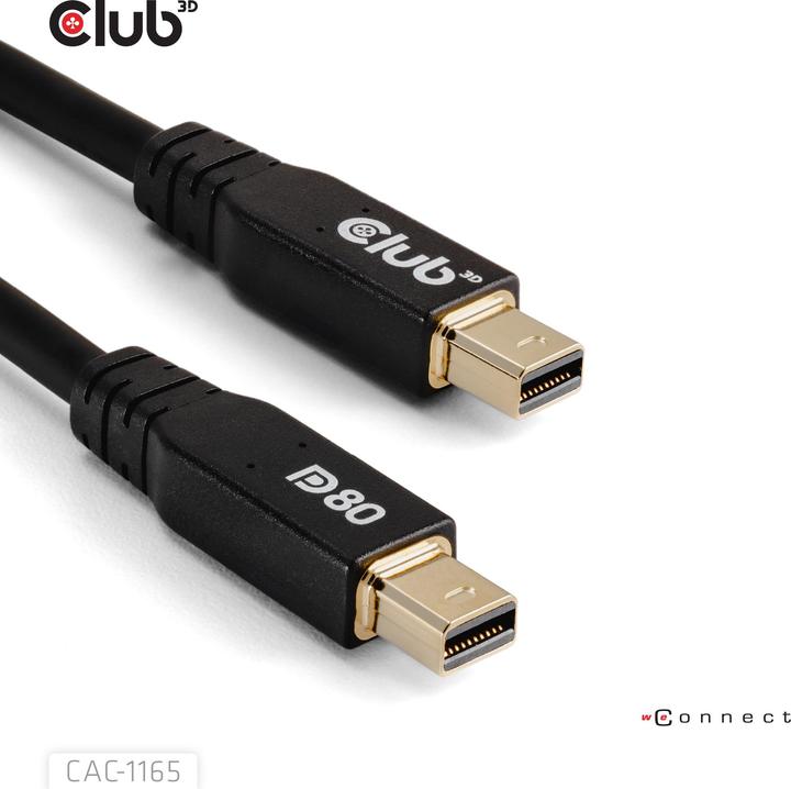 Produktbild Club 3D Club3D Kabel Mini DP <> Mini DisplayPort DP80 1m St/St retail (1 m)