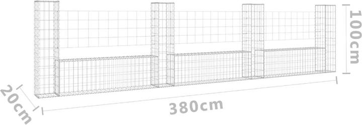 Image du produit vidaXL Gabione