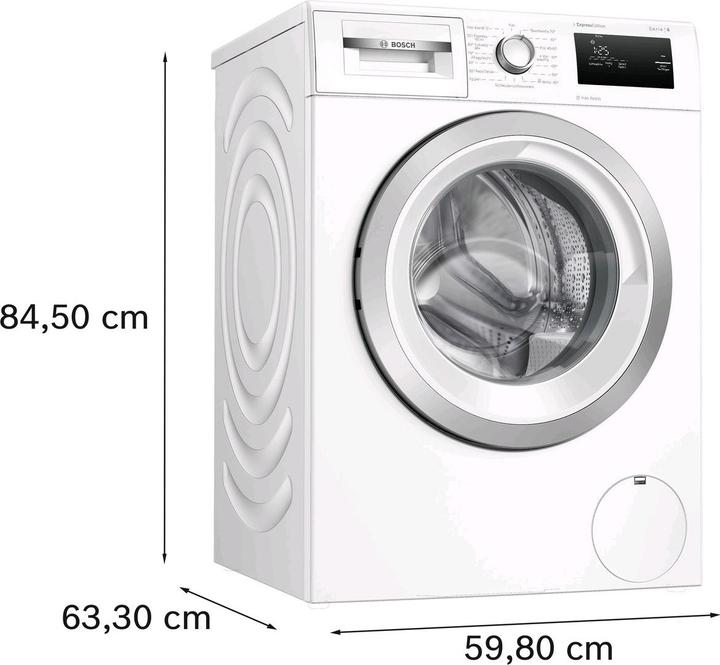 Actual product image Bosch Hausgeräte WAN280H4 (8 kg, Left)