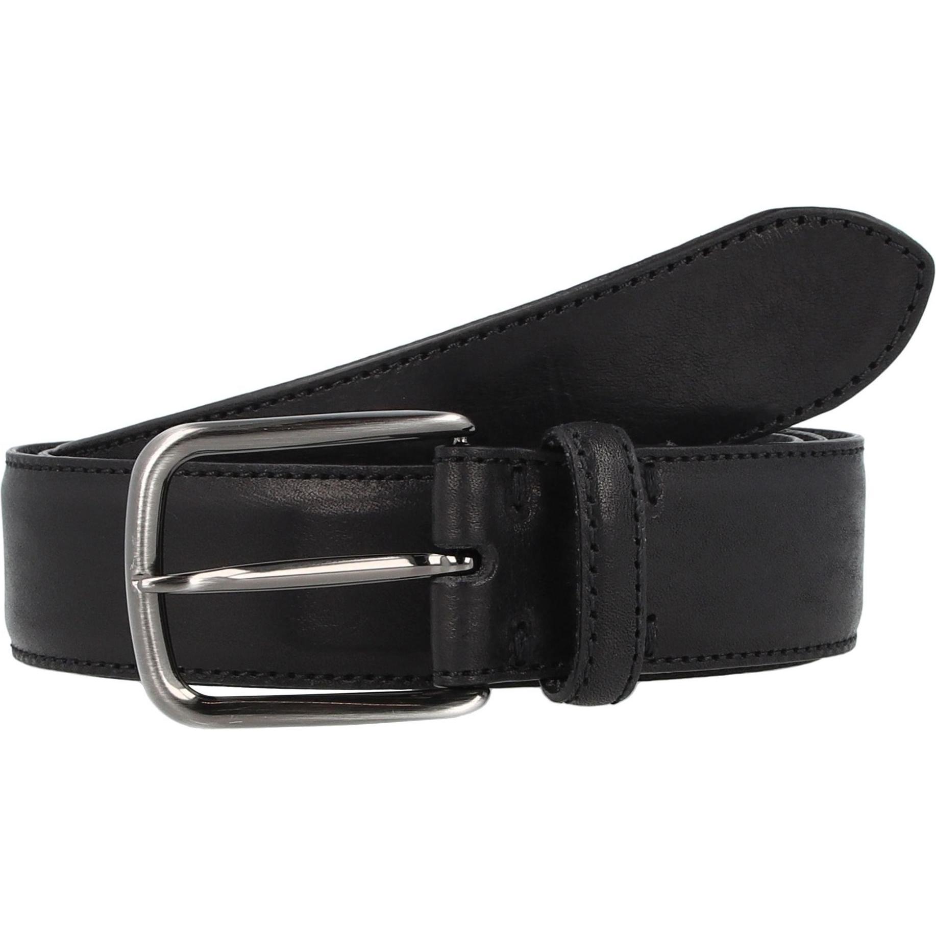 Bugatti, Herren, Gürtel, Gürtel Leder, Schwarz, (100)