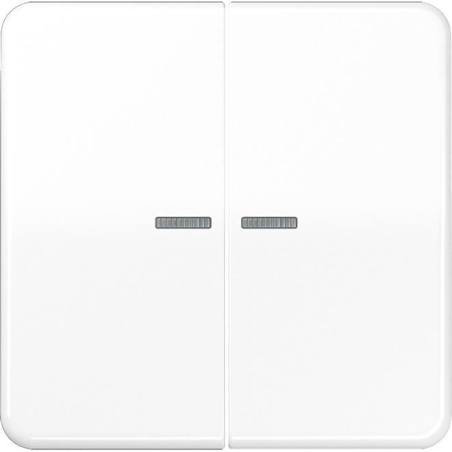 JUNG, Zubehör Schalterprogramm, Wippe 2t Schalter CD aws glz Lichtausl CD102KO5WW