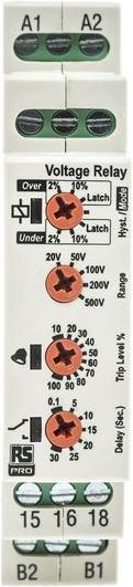 Produktbild RS PRO Multifunction, Combined Voltage Relay