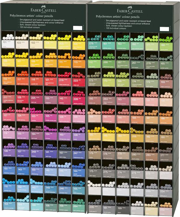 Produktbild Faber-Castell Farbstift Polychromos Modul 120x6 Stifte (Mehrfarbig, 120 x)