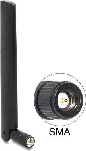 Actual product image Delock Antenna LTE SMA -0.8  3.0 dBi omni joint