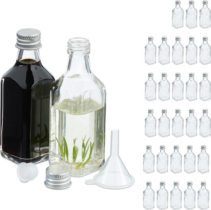 Relaxdays Flaschen Set (30 pcs, 0.05 l)