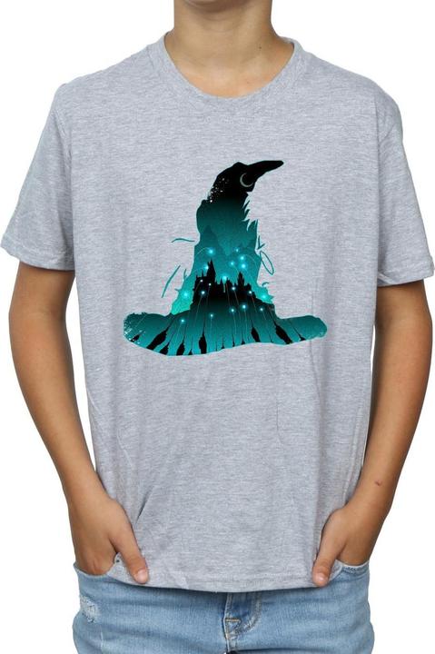 Immagine prodotto Hogwarts Silhouette Maglietta Ragazzi (152, 158)