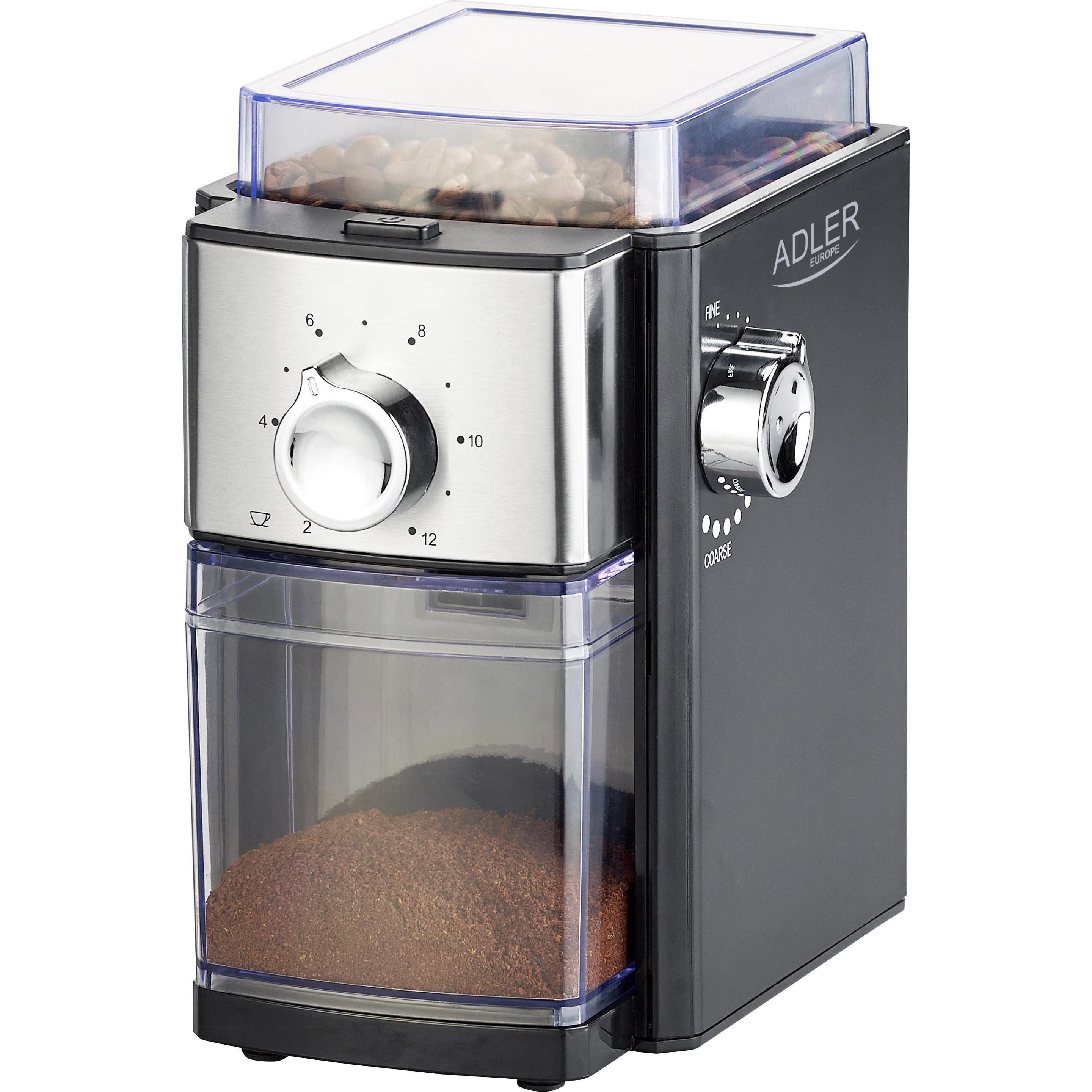 Adler AD 4448 coffee grinder Black, Kaffeemühle, Schwarz