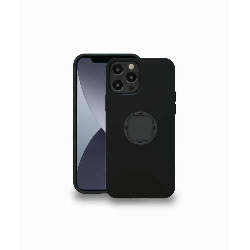 Tigra telefonhülle mountcase fitclic iphone 12/12 pro (Realme 12 Pro+, Apple iPhone 12), Smartphone Hülle, Schwarz