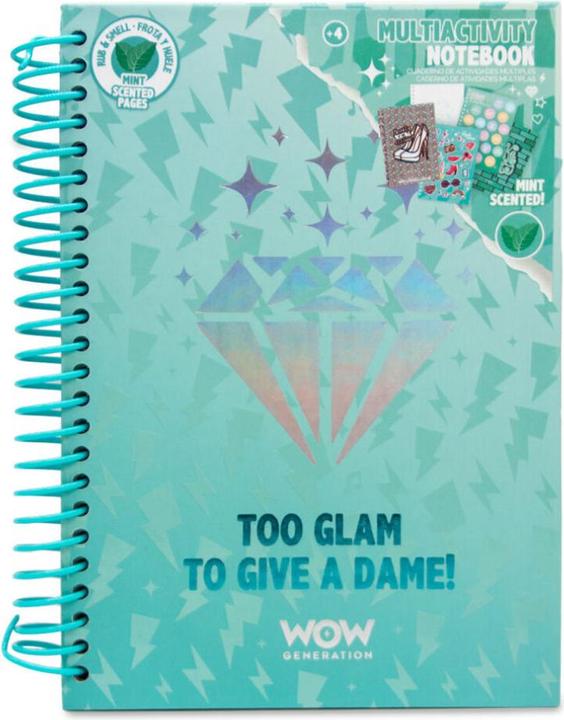 Actual product image Kids Euroswan Notizbuch WOW GENERATION Multiactivity DIN A5 5fach sortiert mit Duft (A5, Plain)