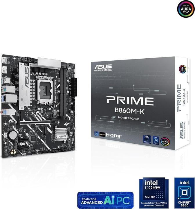 Produktbild ASUS PRIME B860M-K (LGA 1851, Intel B860, mATX)