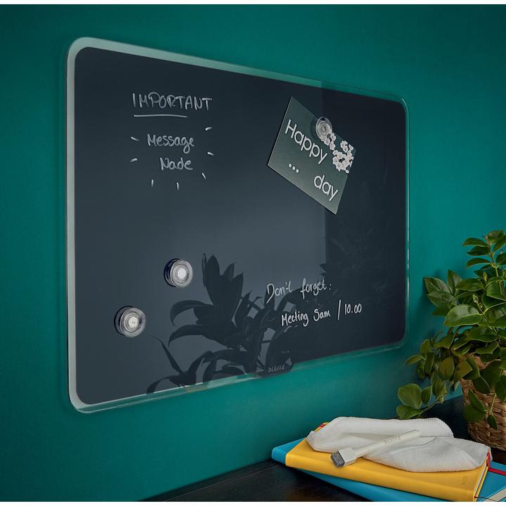 Produktbild Leitz Cosy Whiteboard aus Glas 60 x 80 cm, Grau (98 x 67 cm)