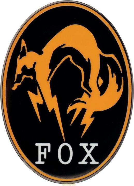 Fanattik Metal Gear Solid Delta Ansteck-Pin Fox Limited Edition