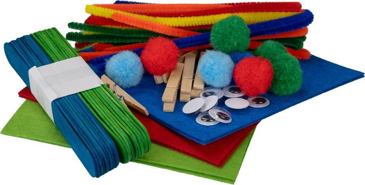 Produktbild Dino-Bastelbox. Mit Anleitungen, Bastelmaterial und Mitmachbuch