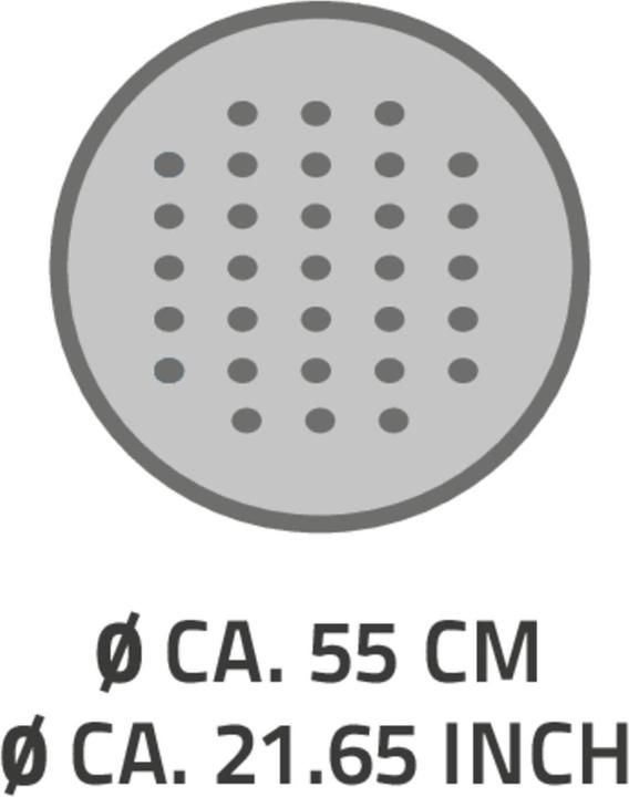 Immagine prodotto Ridder Inserto per piatto doccia Tecno Ø 55 cm, grigio (4 x 21 x 58 cm)