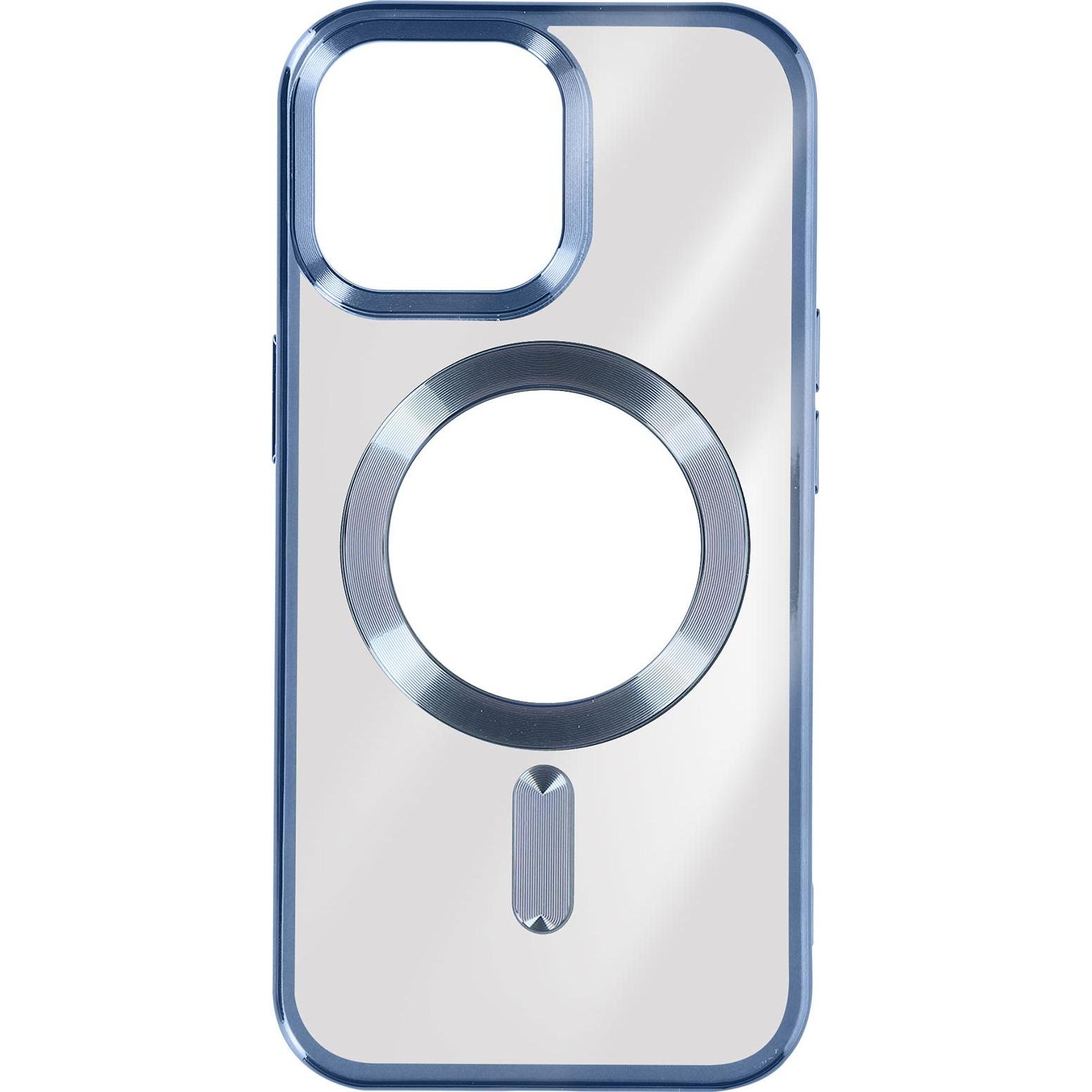 Avizar Chrom Handyhülle Series (Apple iPhone 15 Pro Max), Smartphone Hülle, Blau