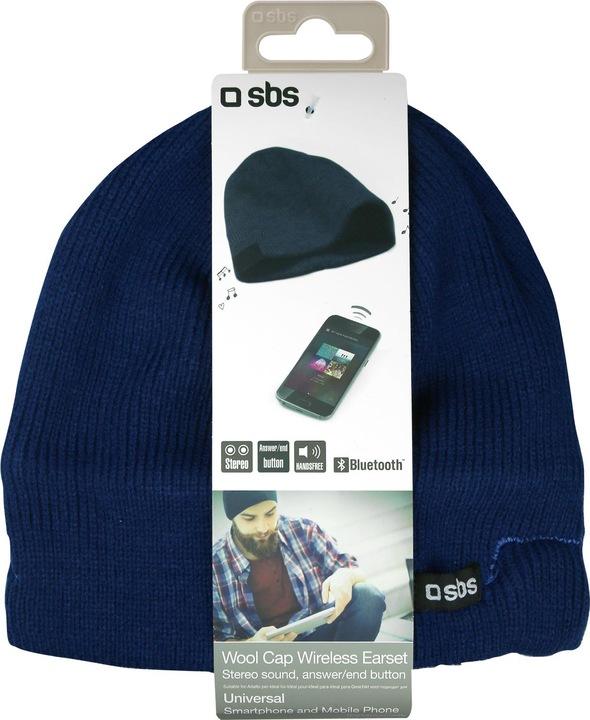 Immagine prodotto SBS Cappello invernale con cuffie integrate (Senza fili)