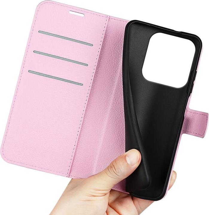 Actual product image Cover-Discount Xiaomi Redmi Note 14 5G - Leder Etui Hülle (Xiaomi Redmi Note 14 5G)