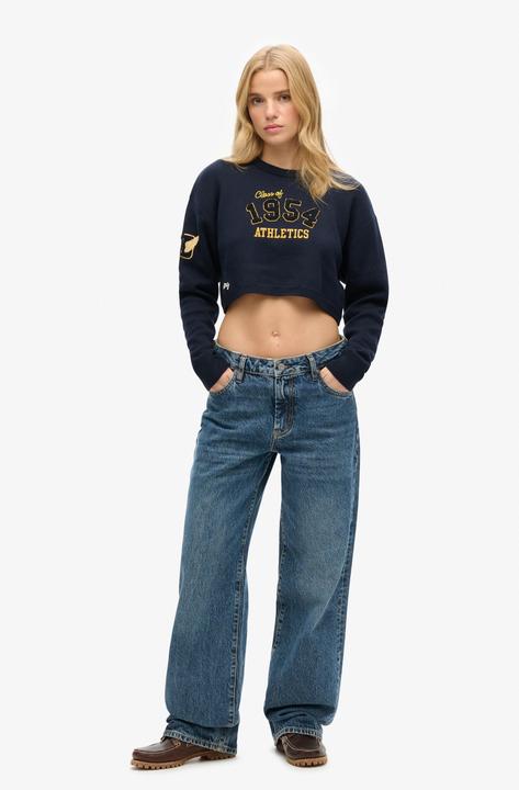 Image du produit Superdry Pull ras du cou court Varsity (10XL)
