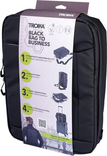 Actual product image Troika BLACK BAG TO BUSINESS Sacoche à bandoulière, noir