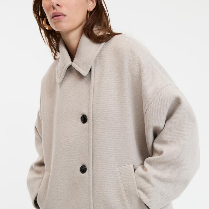 Actual product image La Redoute Collections Kurzmantel mit Knopfverschluss (38, M)