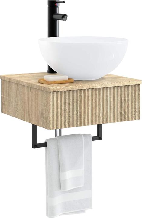 Actual product image vidaXL Wandmontiertes Waschbecken (405 mm, 410 mm)