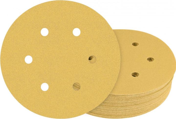 Image du produit Bosch Professional Zubehör EXPERT C470 Papier abrasif à 6 trous pour ponceuse excentrique, 150 mm, G 120, 50 pcs. (120)