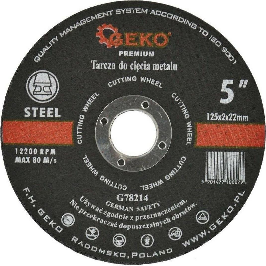 GEKO, Schleifmittel, Metall-Trennscheibe, 125x1,6mm
