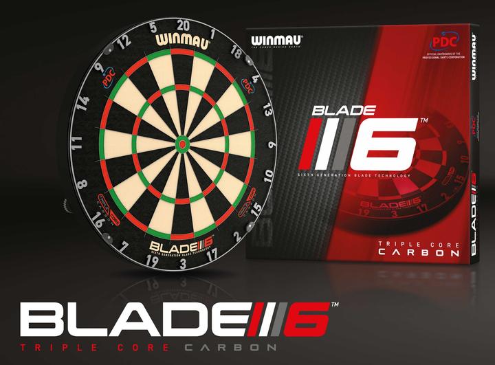 Actual product image Winmau Dartboard Blade 6 Triple Core Carbon