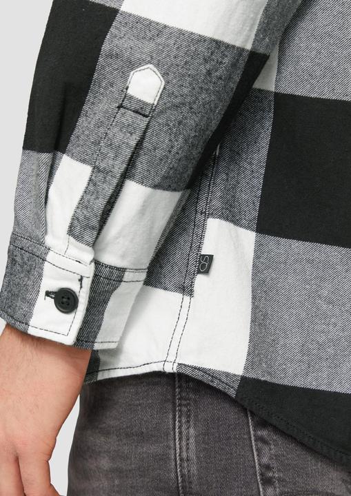 Actual product image S.Oliver Hemd Relaxed Fit: Flanellhemd mit Brusttasche (M)