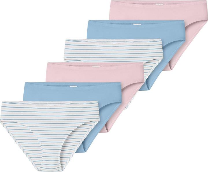 Blau, Rosa, weiss-blau-rosagestreift