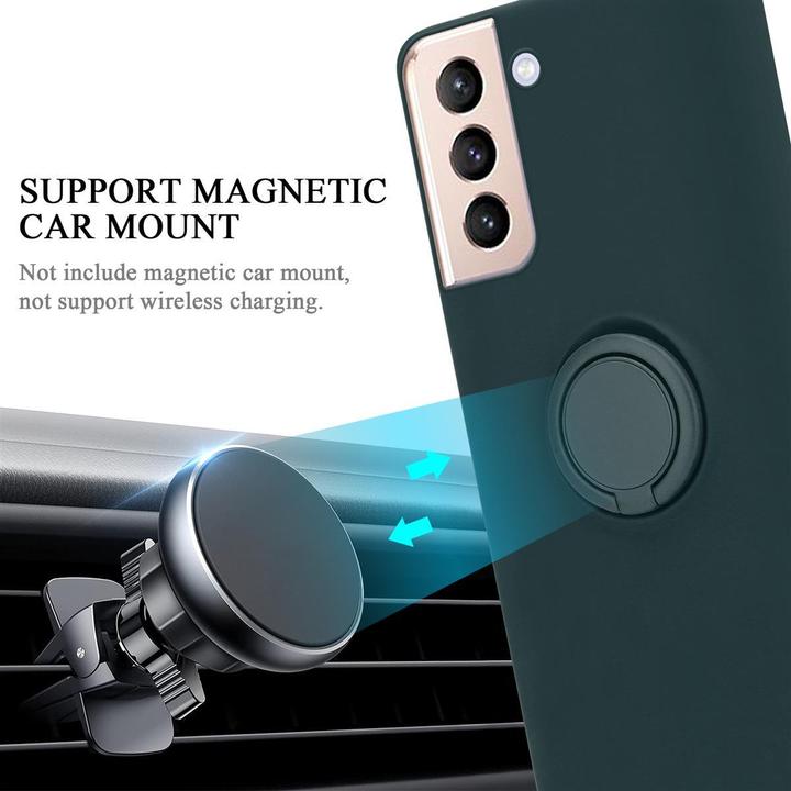 Actual product image Cadorabo TPU Liquid Ring Silicone Case Cover (Samsung Galaxy S21+)