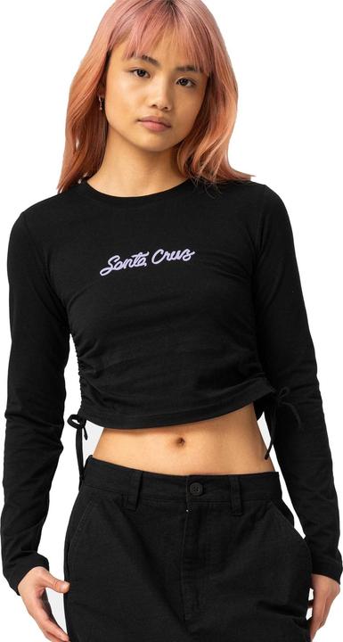 Actual product image Santa Cruz Love Script Strip Tie Longsleeve Top (L)