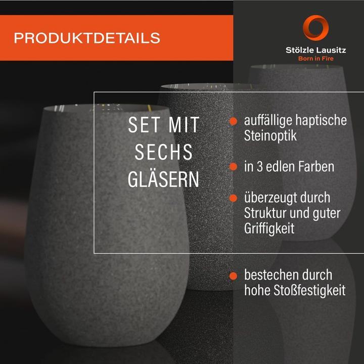 Immagine prodotto Stölzle Becher STONES (0.47 l, 1x)